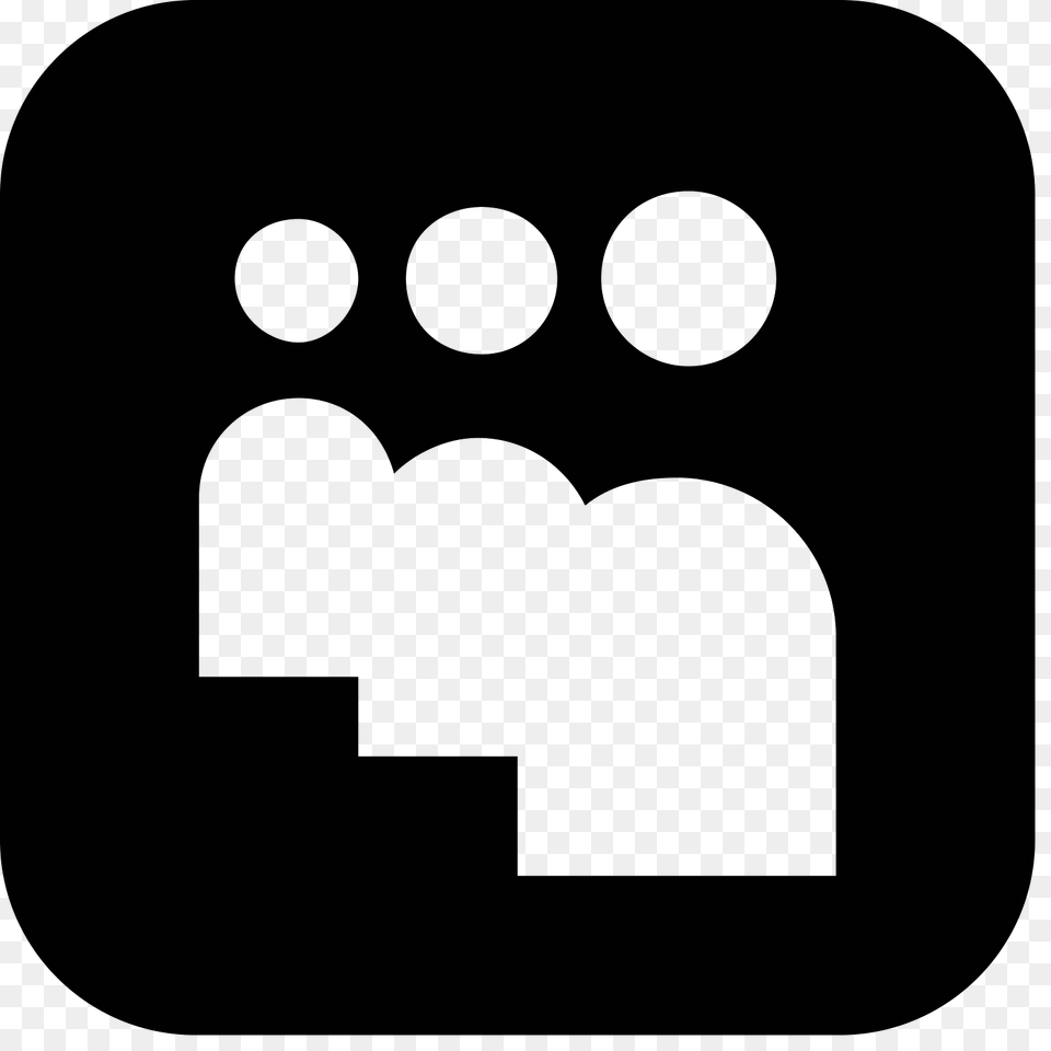 Myspace App Icon, Gray Free Png Download