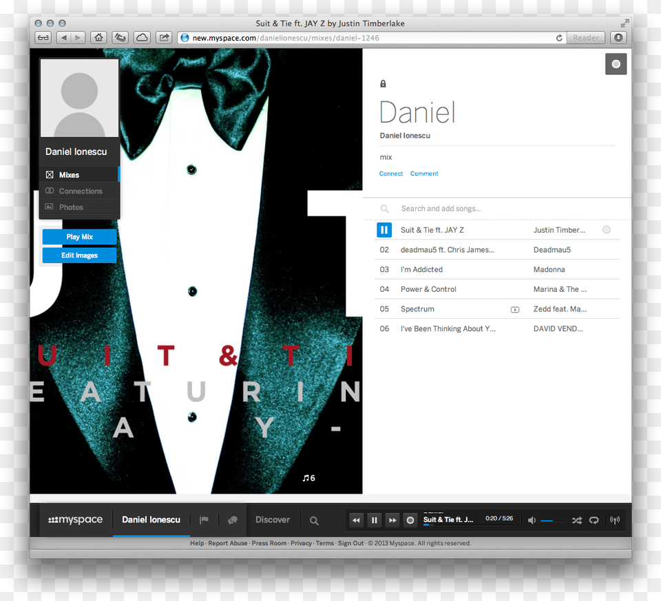Myspace Is All About Music Justin Timberlake Suit Tie Remix, Accessories, Formal Wear, Screen, Electronics Free Png