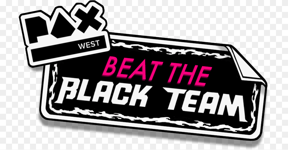 Mysterious Black Team With A Quotbeat The Black Teamquot, Sticker, Scoreboard, Text Free Png Download