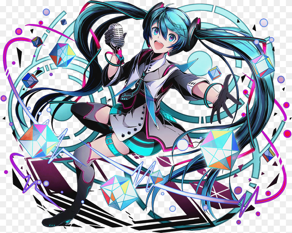 Mysterious Diva Hatsune Miku Divine Gate Miku, Art, Book, Comics, Publication Free Png