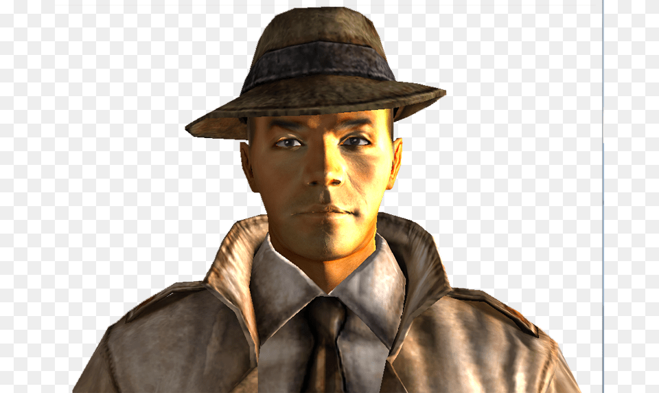 Mysterious Stranger Gr Mystery Man Fallout, Sun Hat, Jacket, Hat, Coat Png Image