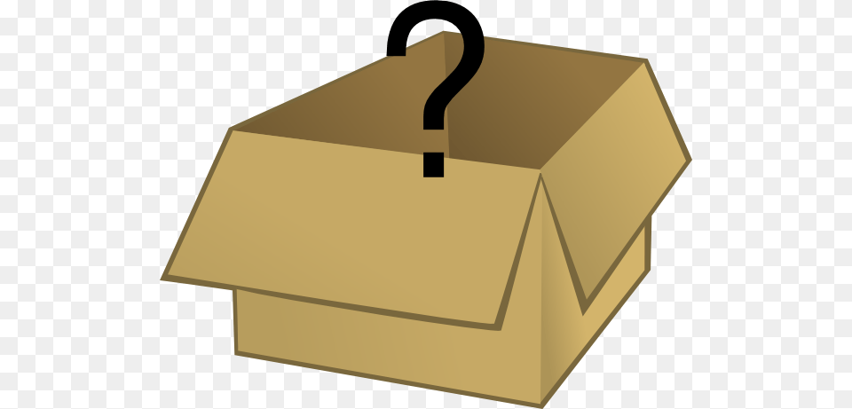 Mystery Cliparts, Box, Cardboard, Carton, Package Free Transparent Png