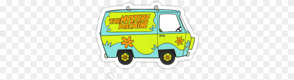Mystery Machine Sticker Scooby Doo The Mystery Machine Adventure, Transportation, Van, Vehicle, Car Png