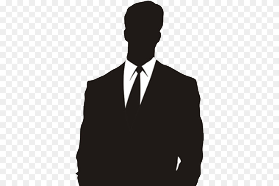 Mystery Man Download Vector Businessman Silhouette, Accessories, Tie, Clothing, Formal Wear Png