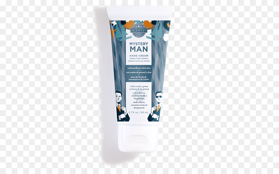 Mystery Man Scentsy Hand Cream Mystery Man Scentsy Body Cream, Bottle, Lotion, Person, Face Free Png Download