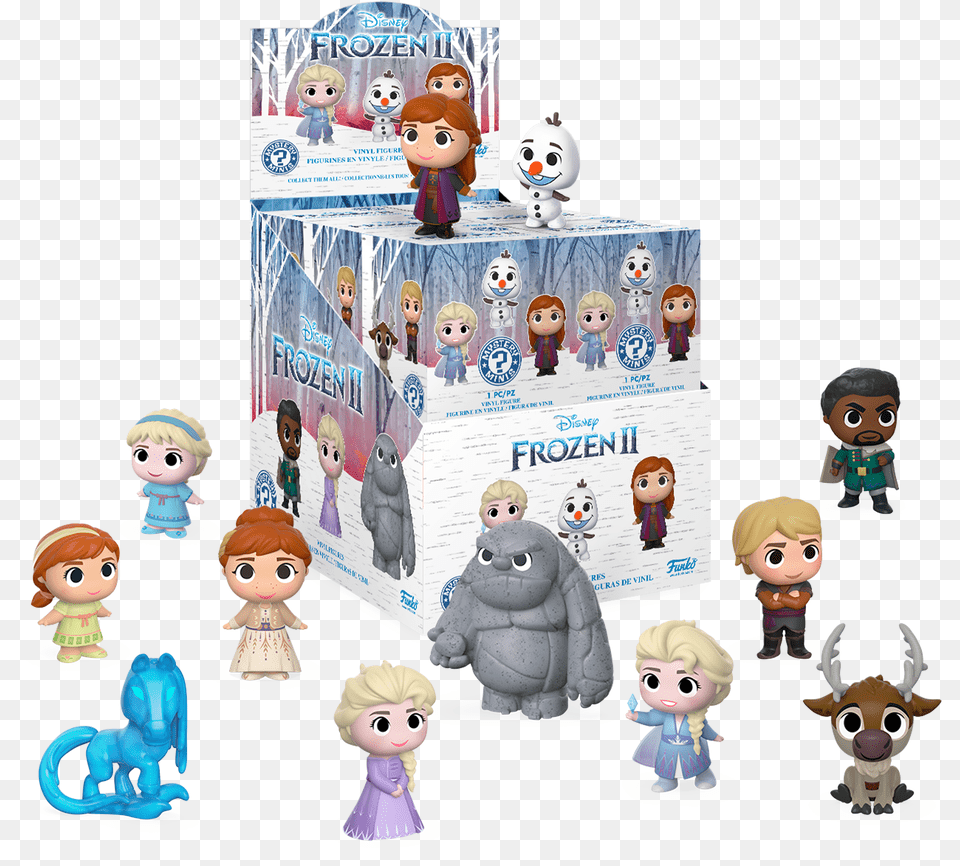 Mystery Minis Blind Box Frozen 2 Mystery Minis, Figurine, Plush, Toy, Doll Png