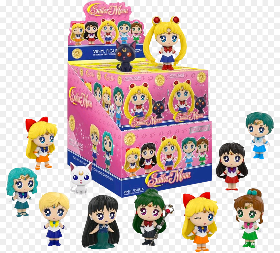 Mystery Minis Blind Box Funko Sailor Moon Mystery Minis, Doll, Toy, Baby, Person Free Transparent Png