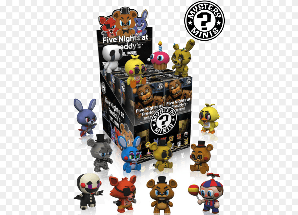 Mystery Minis Five Nights At Freddy39s Five Nights At Freddy39s Blind Box, Toy, Baby, Person, Plush Png Image