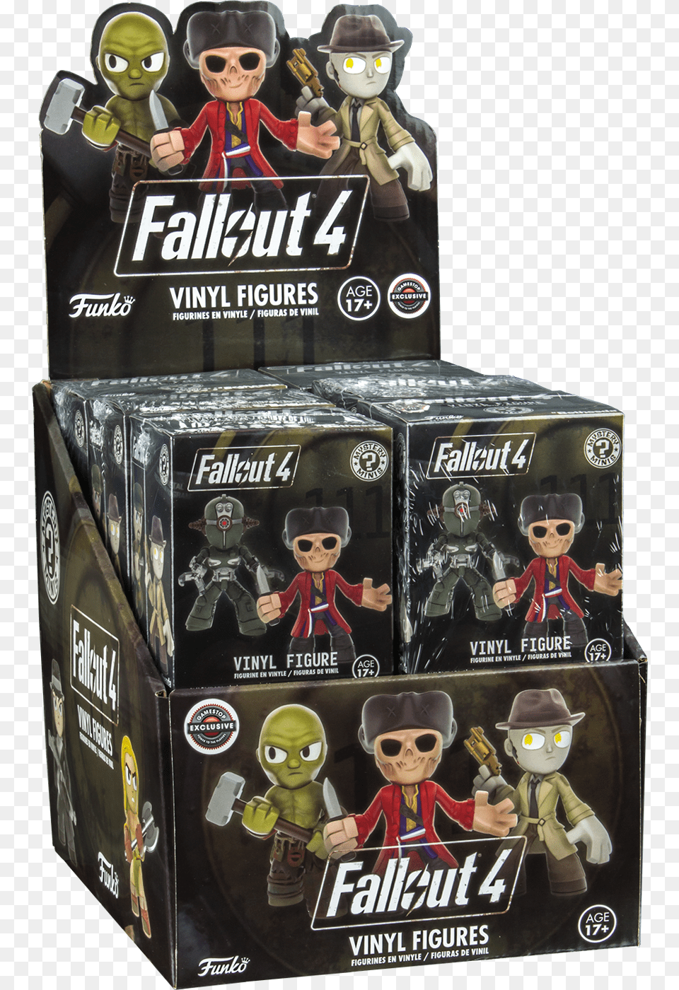 Mystery Minis Gs Exclusive Blind Box Vinyl Figures Fallout 4 Mystery Minis Hot Topic Blind Box, Baby, Person, Toy, Face Png