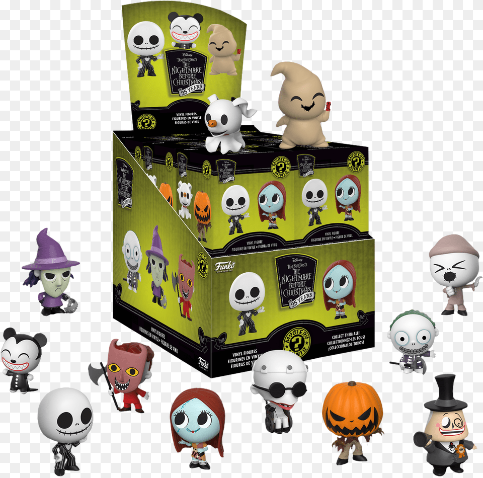 Mystery Minis Nightmare Before Christmas, Plush, Toy, Baby, Person Free Png