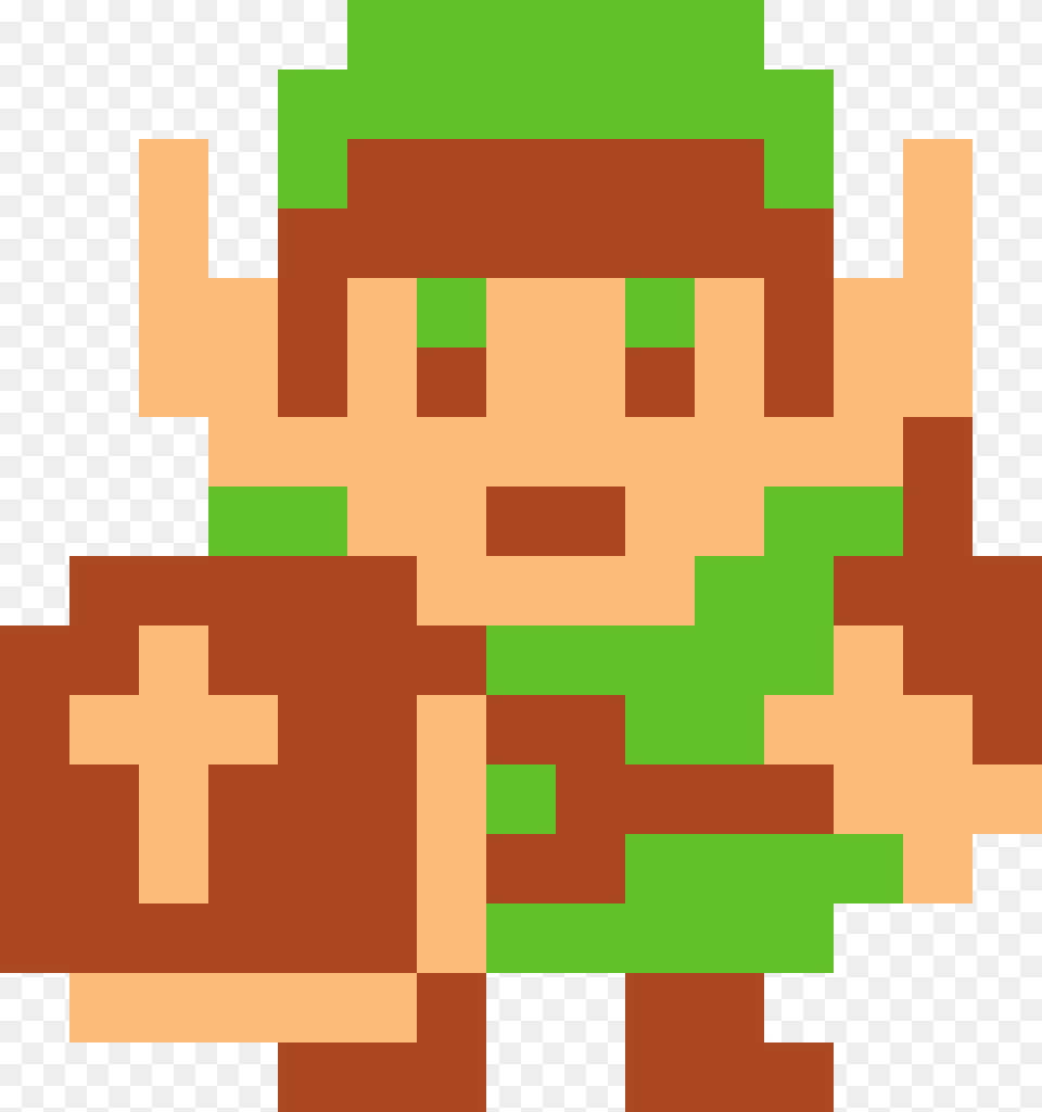 Mystery Mushroom Link 8 Bit Link, First Aid Free Png