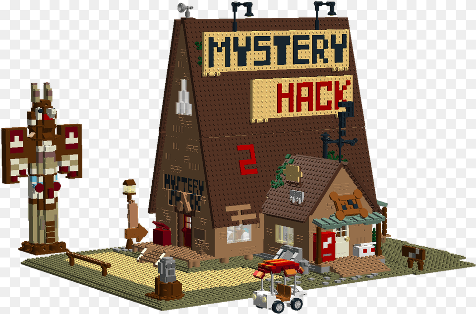 Mystery Shack Quotgravity Fallsquot Cottage, Neighborhood, Architecture, Rural, Outdoors Free Png