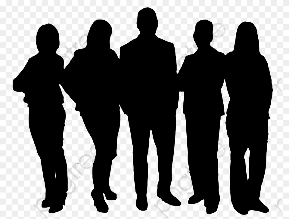 Mystery Team Team Clipart Mysterious Team Transparent Mystery Group Of People, Silhouette, Adult, Male, Man Png Image