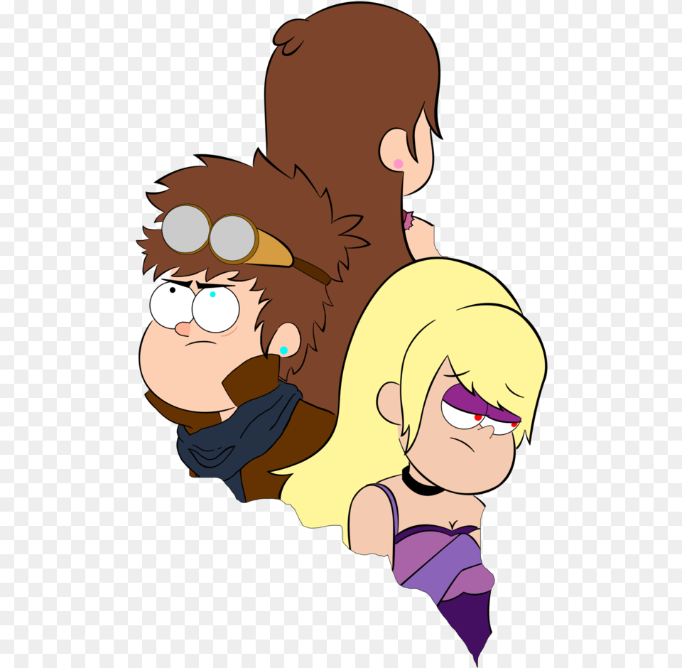 Mystery Trio Augravity Falls Au Dipper Gravity Falls Vampire And Hunter Au, Book, Comics, Publication, Baby Free Transparent Png