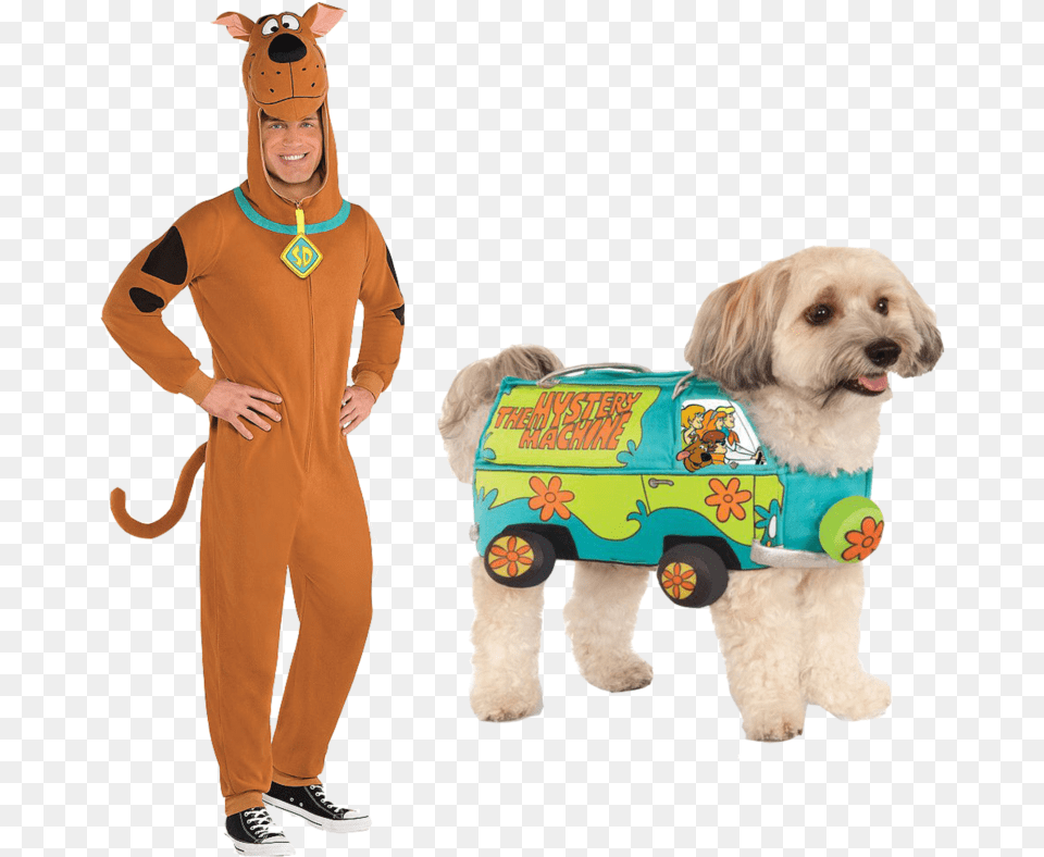 Mystery Van Dog Costume, Adult, Person, Man, Clothing Free Transparent Png