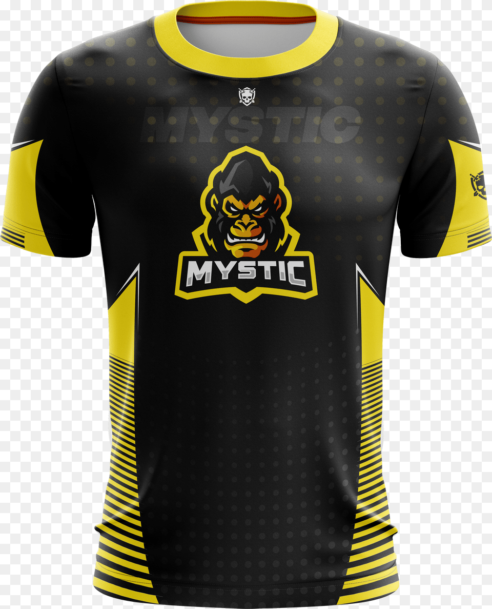Mystic Esports Jersey Yellow And Black Jersey Esports Free Png