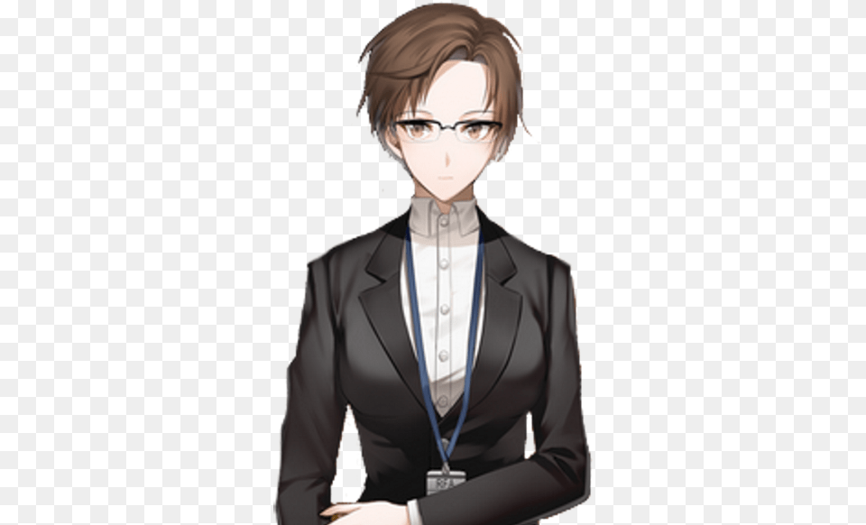 Mystic Messenger Jaehee Kang, Formal Wear, Suit, Book, Clothing Free Png