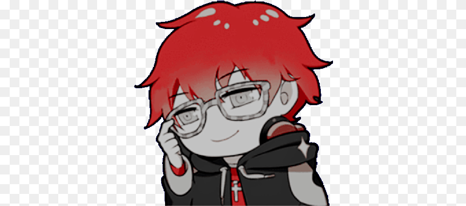 Mystic Messenger Video Game Gif Mystic Messenger Stickers 707, Book, Comics, Publication, Baby Free Transparent Png