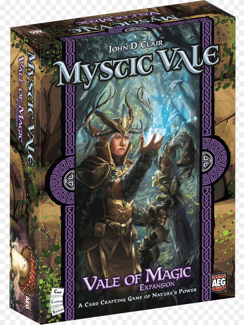Mystic Vale Vale Of Magic Aeg Mystic Vale Card Game Vale Of Magic Expansion, Book, Publication, Adult, Person Png Image