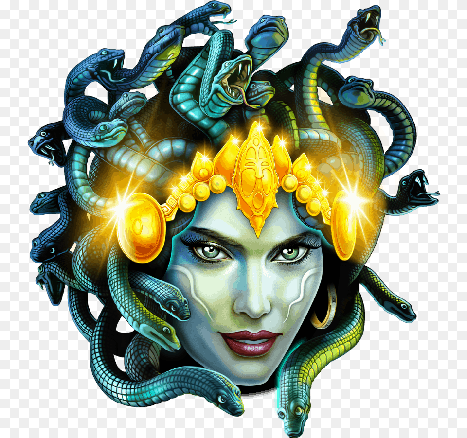 Myth Of Medusa Gold Greentube Myth Of Medusa Gold Novomatic, Woman, Adult, Person, Female Free Transparent Png