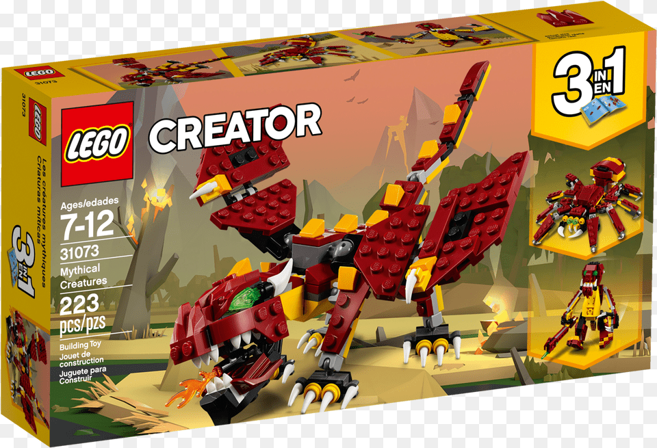 Mythical Creatures Mythical Creatures Lego Set, Book, Comics, Publication, Person Free Png