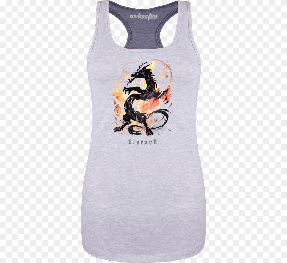 Mythical Discord Woman, Clothing, Tank Top, Person Png