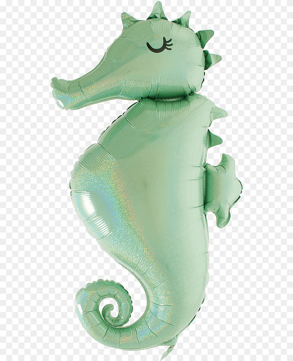 Mythical Seahorse Supershape Balloon Northern Seahorse, Animal, Sea Life, Baby, Person Png