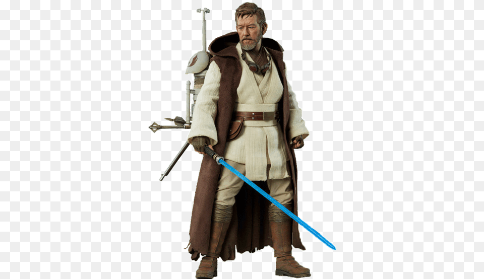 Mythos Obi Wan Figure, Adult, Male, Man, Person Free Png Download