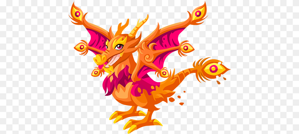 Myths And Legends For Kids Dragon And Phoenix Cartoon, Animal, Dinosaur, Reptile Free Png Download