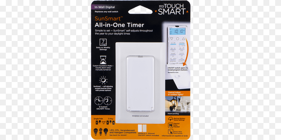 Mytouchsmart All In One Sunsmart Digital Countdown, White Board, Electrical Device, Switch Free Png