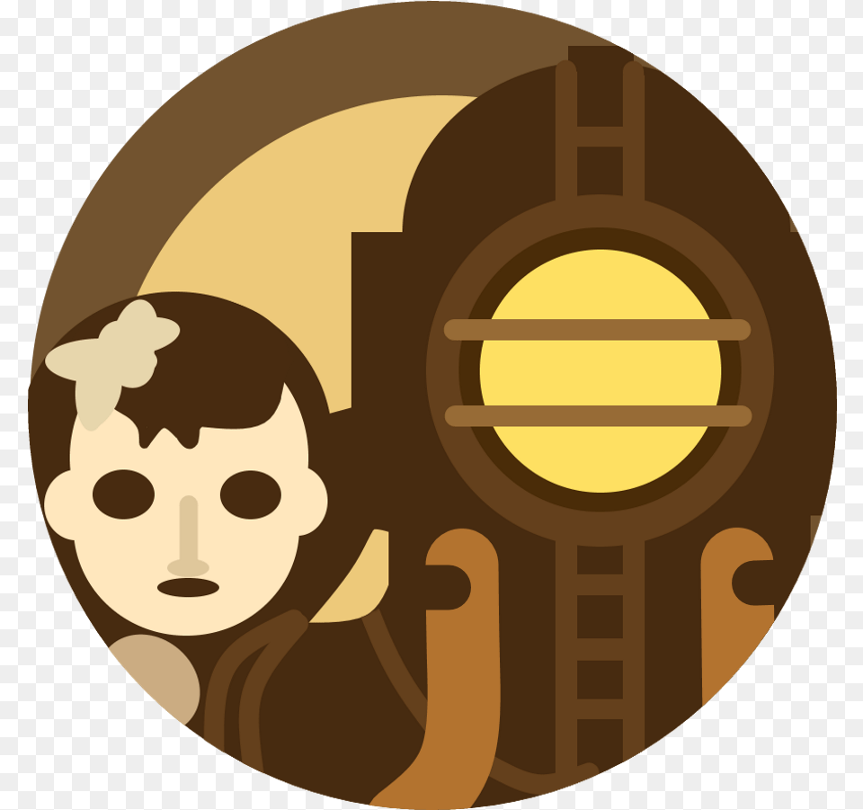 Myvideogamelistcom Track Your Video Games Little Sister Symbols Bioshock, Face, Head, Person, Disk Png