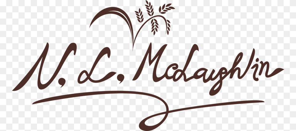 N L Mclaughlin Calligraphy, Handwriting, Text Free Transparent Png