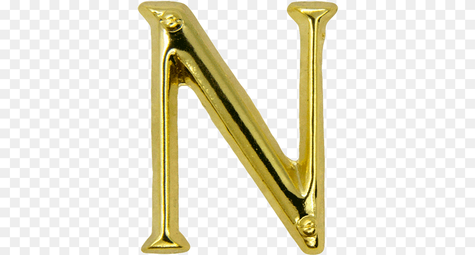 N Letter In Gold, Handrail, Smoke Pipe Png