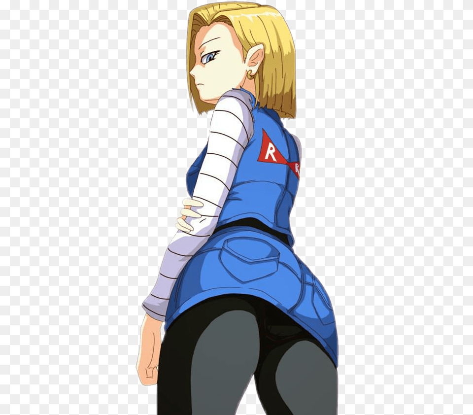 N18 Dragonball Naruto Aesthetics Vaporwave Android 18, Book, Comics, Publication, Baby Png