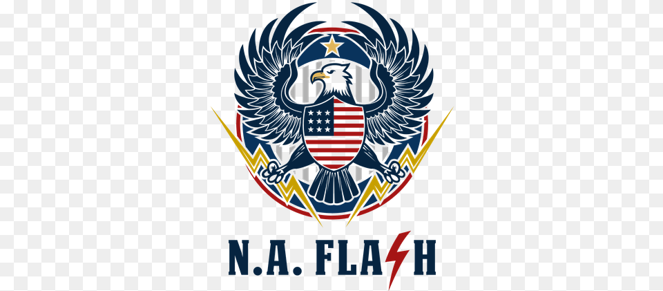 Na Flash Create New Logo For Na Flash Civil Process American, Emblem, Symbol, Person Free Png