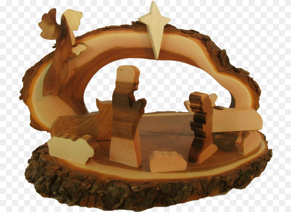 Na L Nativity Arch Scale Model, Wood, Plant, Tree, Birthday Cake Free Png Download