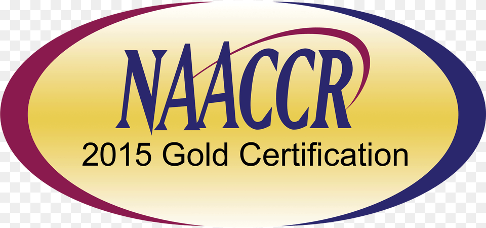 Naaccr Gold Certification, Logo, Oval, Text Free Transparent Png
