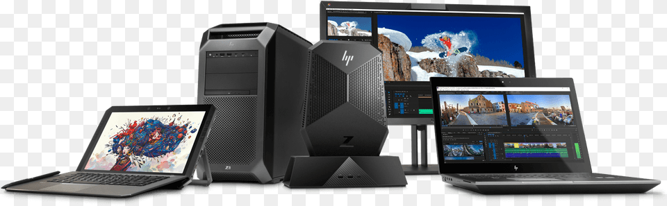 Nab 2018 Avid Hp Z Workstation Family, Computer, Electronics, Laptop, Pc Free Png
