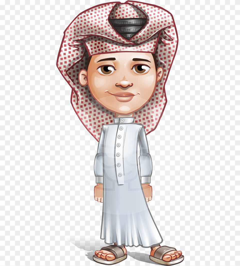 Nabil Aka Noble Boy Arab Boy Cartoon, Clothing, Hat, Person, Face Free Transparent Png