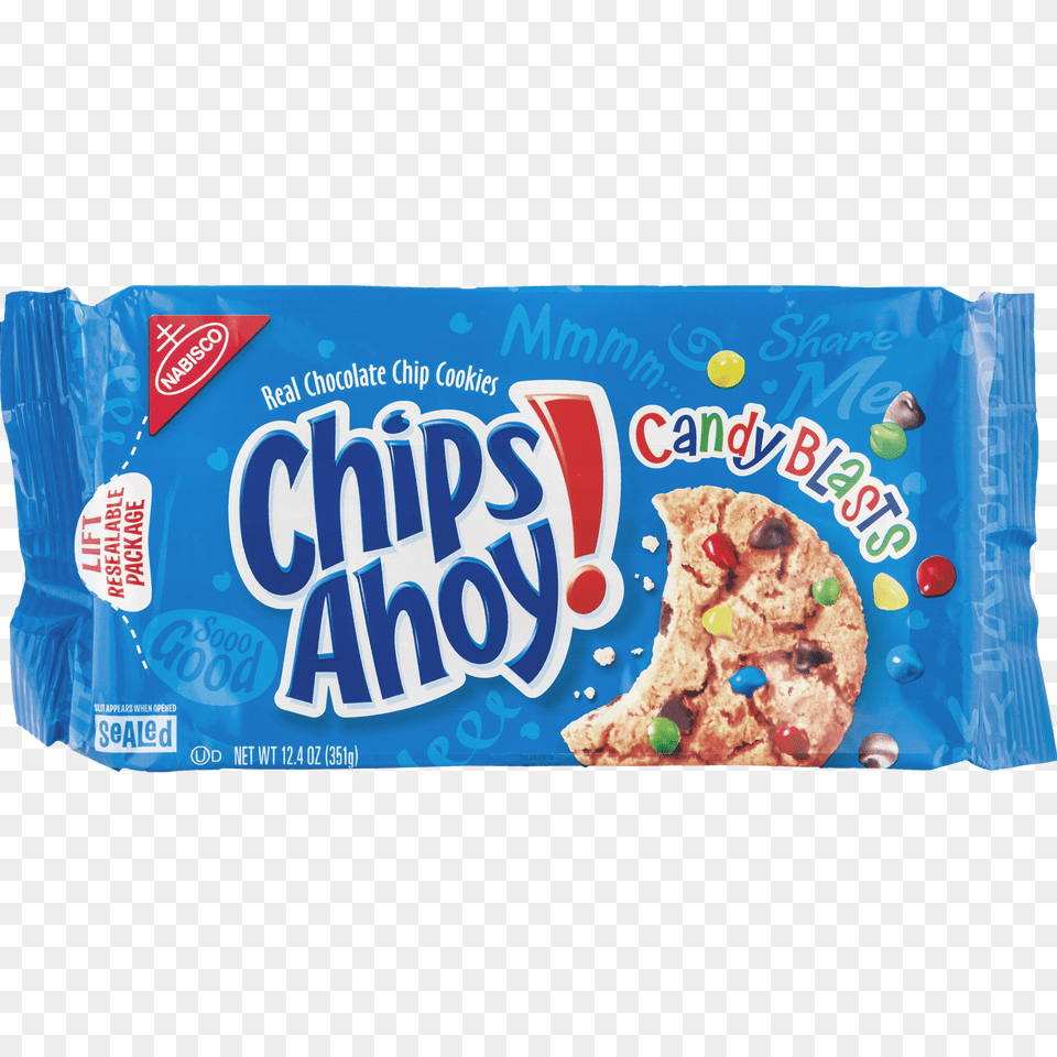 Nabisco Chips Ahoy Candy Blasts Chocolate Chip Cookies Oz, Food, Sweets, Pizza Png Image