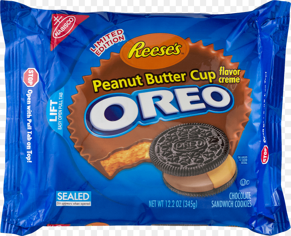 Nabisco Reese S Peanut Butter Cup Creme Oreo Chocolate Sandwich Cookies Png Image