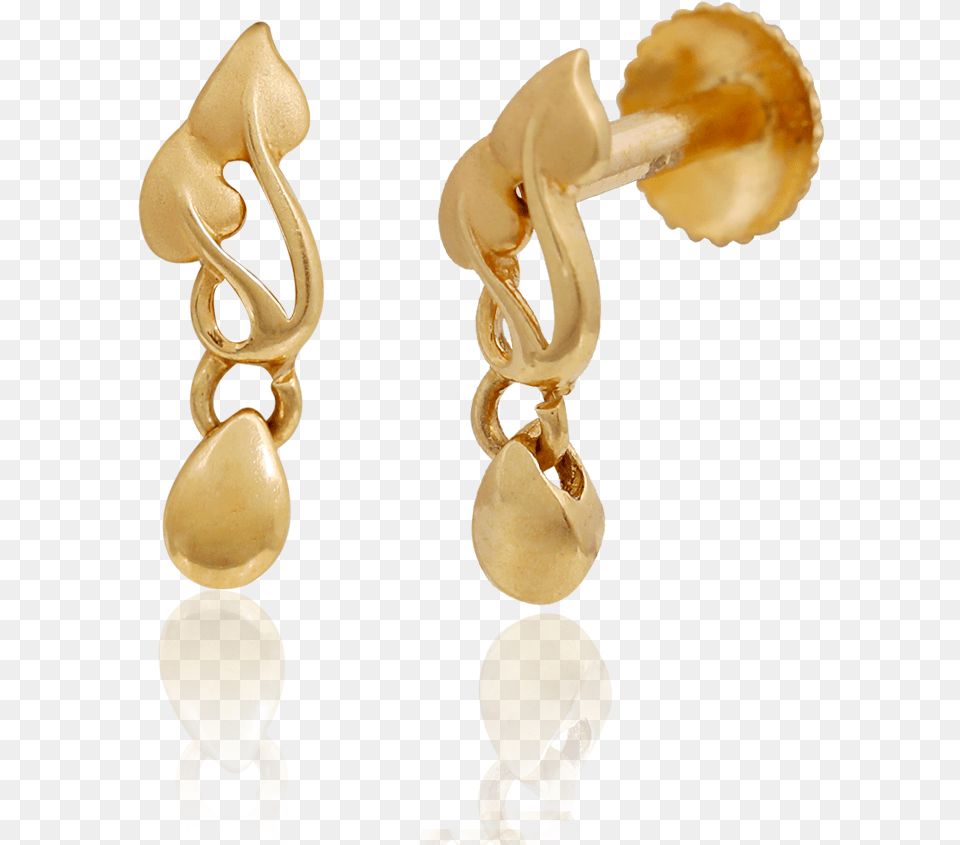 Nac Product Detail Adorable Gold Leaves Earrings Solid, Accessories, Earring, Jewelry, Treasure Free Transparent Png