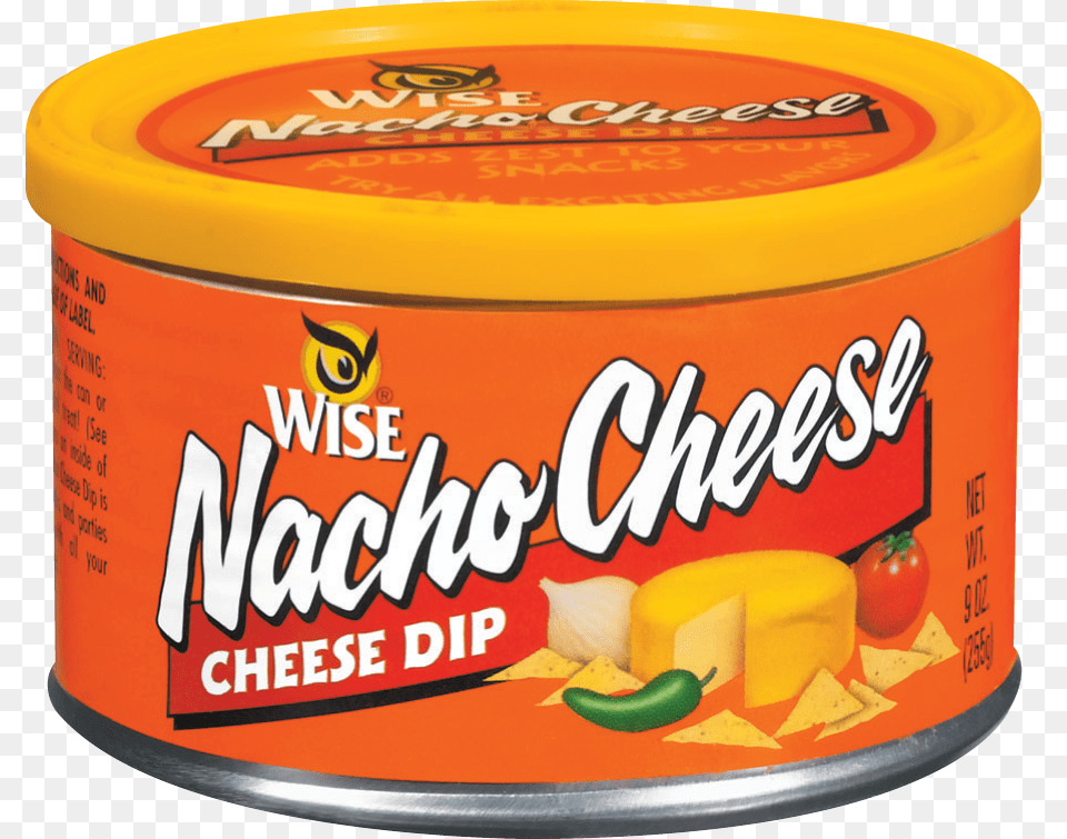 Nacho Cheese Canned Dip Wise Potato Chips, Tin, Can, Aluminium, Canned Goods Free Transparent Png
