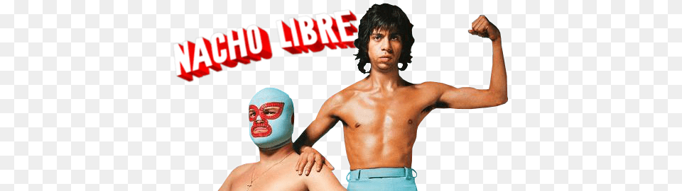Nacho Libre Movie Image With Logo And Character Nacho Libre, Head, Photography, Portrait, Person Free Png