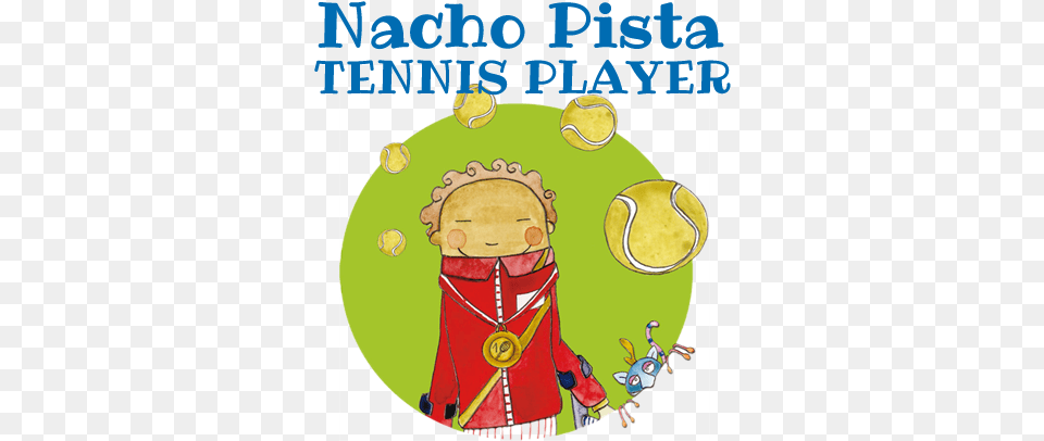 Nacho Pista Tennis Player Nacho Pista Tenista, Book, Publication, Gold, Baby Png