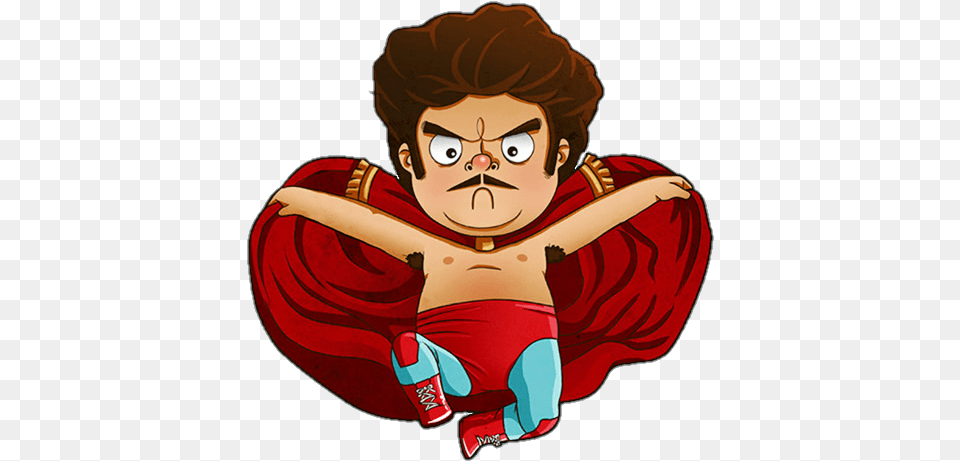 Nacholibre Nachoooooo Red Blood Cell Superhero, Adult, Female, Person, Woman Free Transparent Png