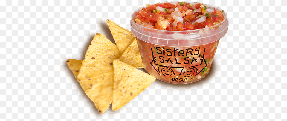 Nachos And Salsa Salsa Food, Snack, Dip, Bread Free Transparent Png