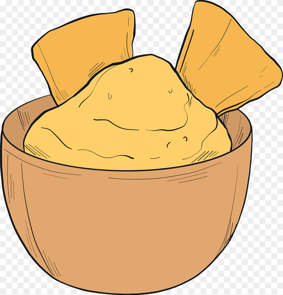 Nachos Clipart, Dip, Food, Cream, Dessert Png Image