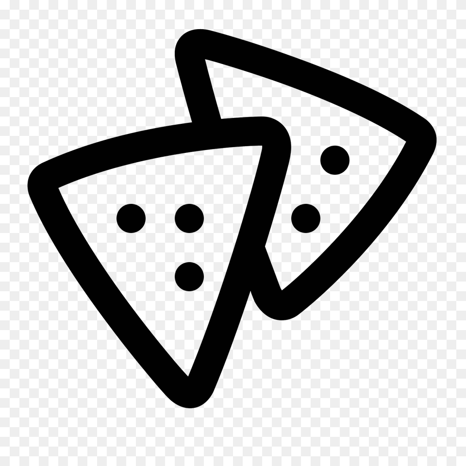 Nachos Icon, Gray Free Png Download