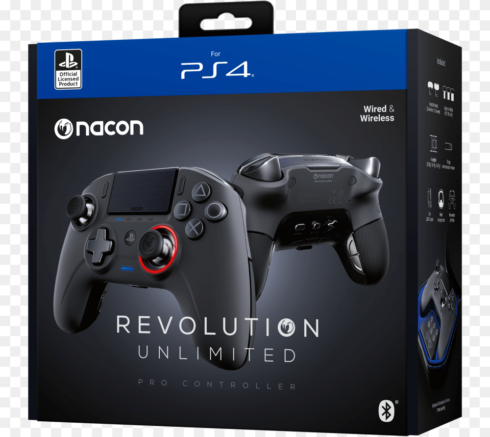 Nacon Revolution Unlimited Pro Controller, Electronics Png